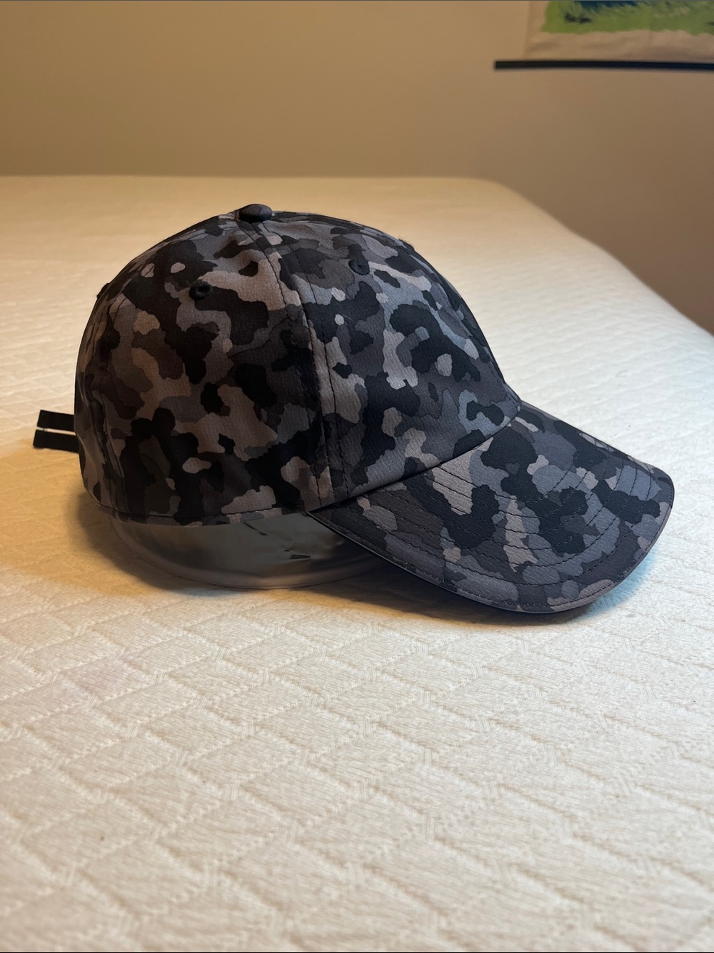 Athleta Black and Gray Camo Performance Cap, OS